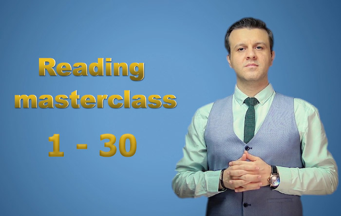 آرشیو جلسه 1 تا 30 دوره Reading MasterClass